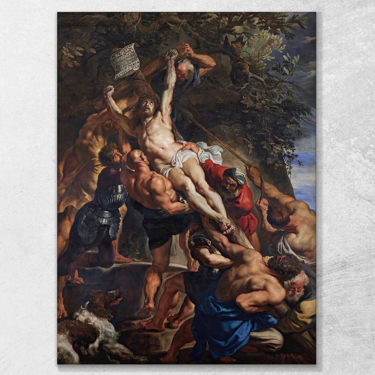 L'Innalzamento Della Croce Peter Paul Rubens ppr276 quadro stampa su tela