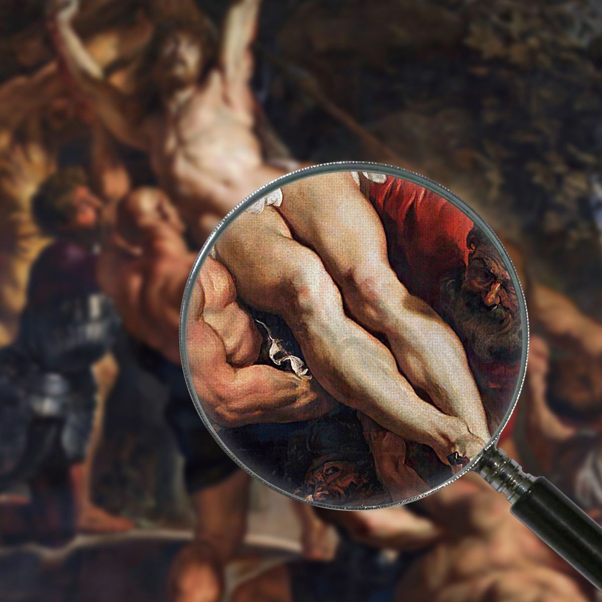 La Levée De La Croix Peter Paul Rubens tableau impression sur toile, image size:1200x1200