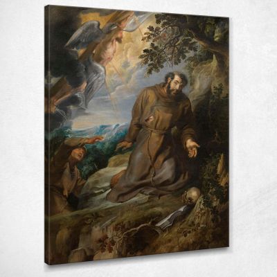 La Stigmatizzazione Di San Francesco D'Assisi Peter Paul Rubens ppr281 quadro stampa su tela