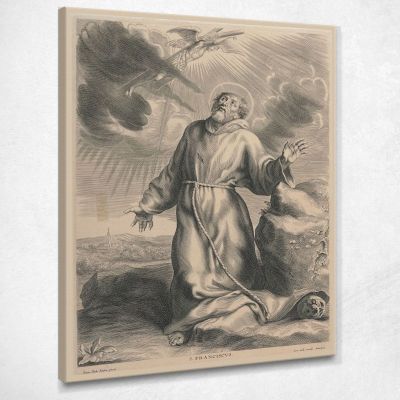 La Stigmatizzazione Di San Francesco D'Assisi Peter Paul Rubens ppr282 quadro stampa su tela