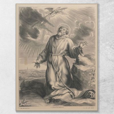 La Estigmatización De San Francisco De Asís Peter Paul Rubens, ppr282 cuadro en lienzo