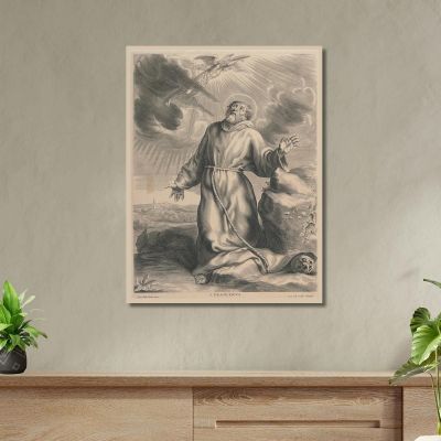 La Stigmatizzazione Di San Francesco D'Assisi Peter Paul Rubens ppr282 quadro stampa su tela