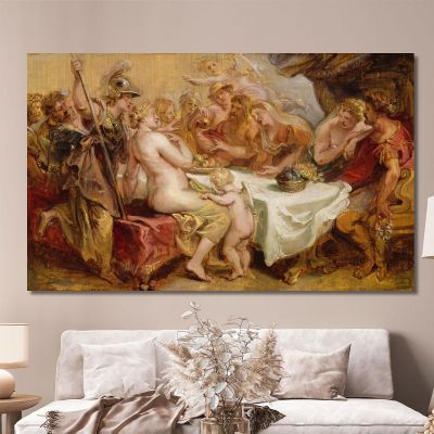 Le Nozze Di Peleo E Teti Peter Paul Rubens ppr293 quadro stampa su tela