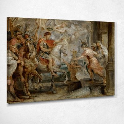 Ingresso Trionfale Di Costantino A Roma Peter Paul Rubens ppr307 quadro stampa su tela