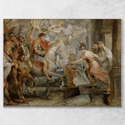 Ingresso Trionfale Di Costantino A Roma Peter Paul Rubens ppr307 quadro stampa su tela