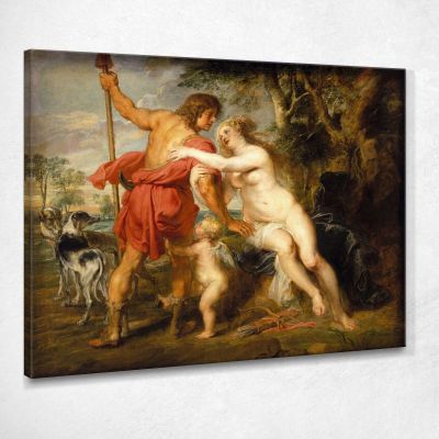 Venere E Adone 2 Peter Paul Rubens ppr316 quadro stampa su tela