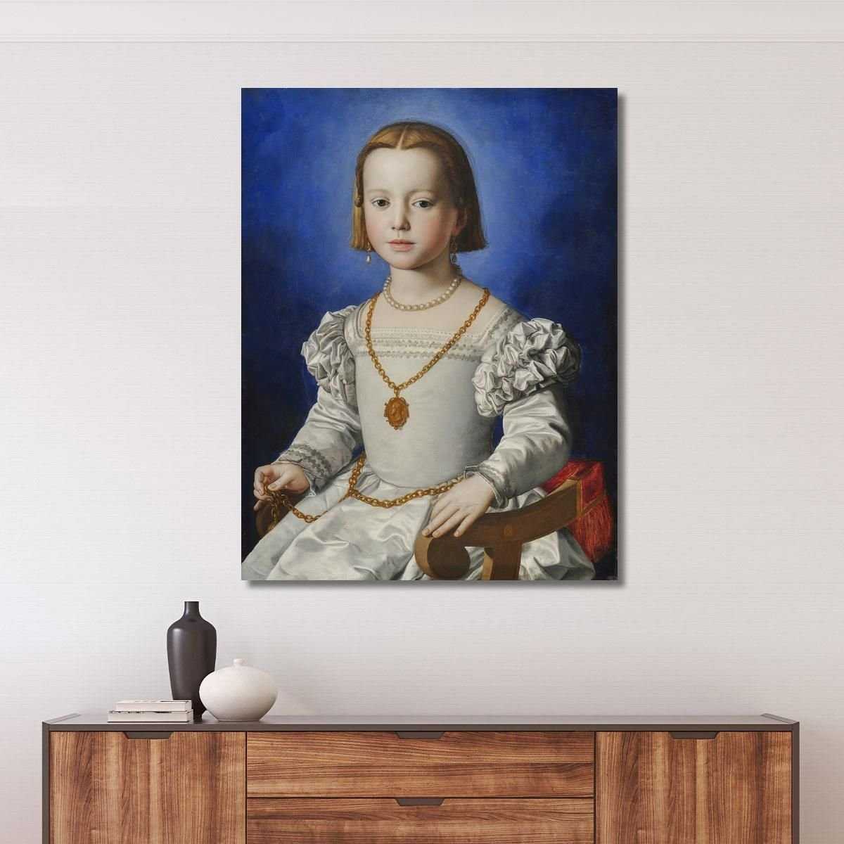 Bia Di Cosimo De Medici Agnolo Bronzino abz2 quadro stampa su tela