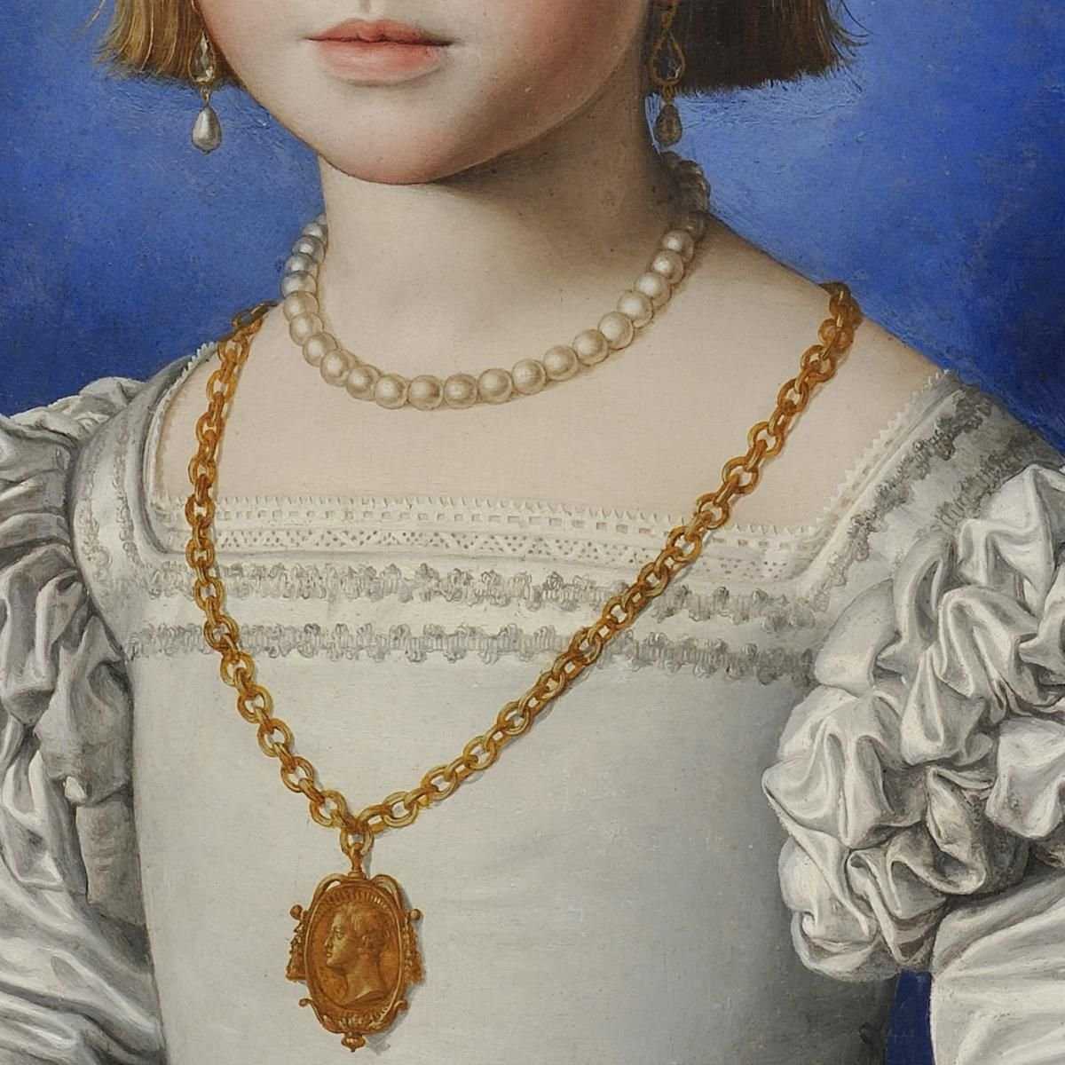 Bia Di Cosimo De Medici Agnolo Bronzino abz2 quadro stampa su tela
