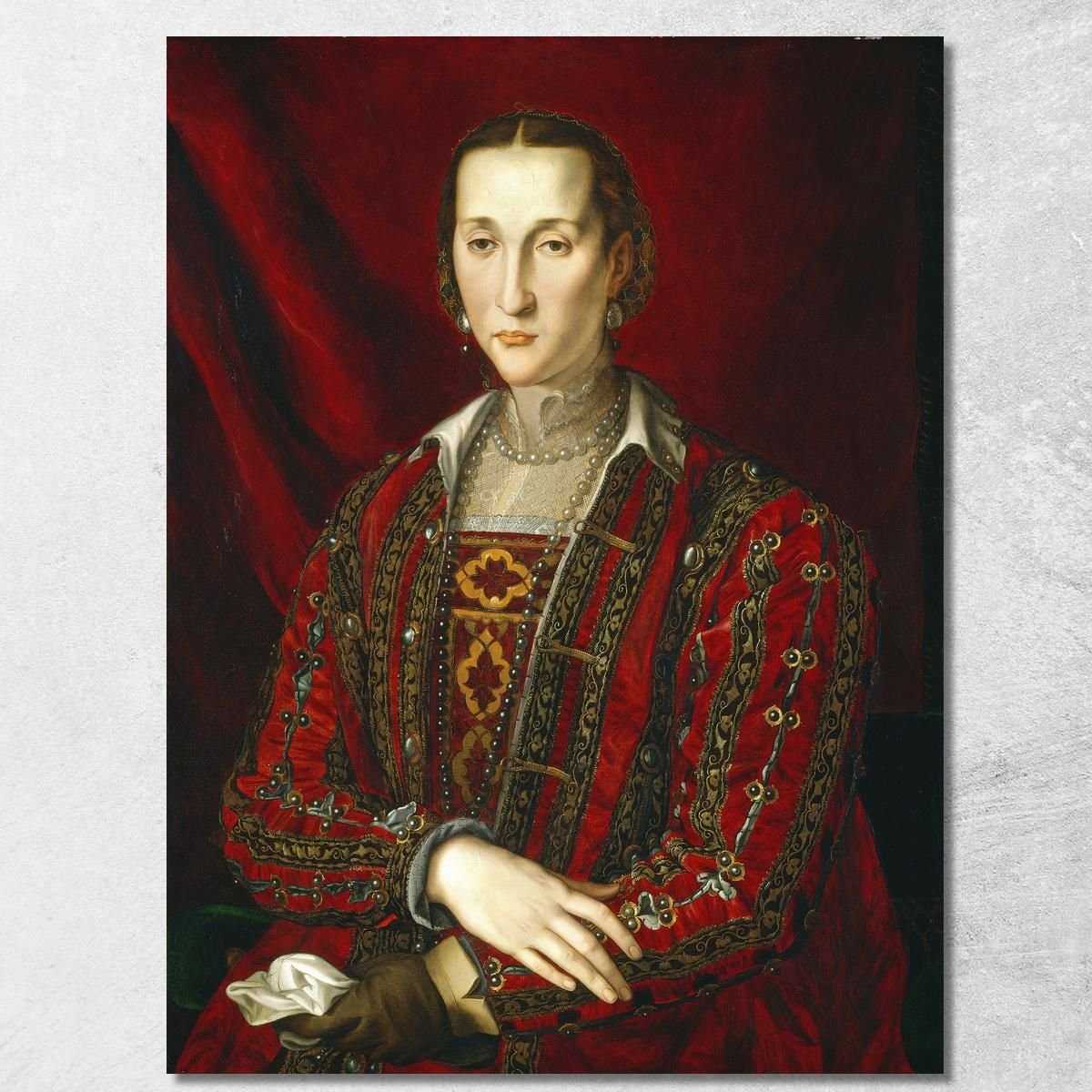 Eleonora Di Toledo Agnolo Bronzino abz5 quadro stampa su tela