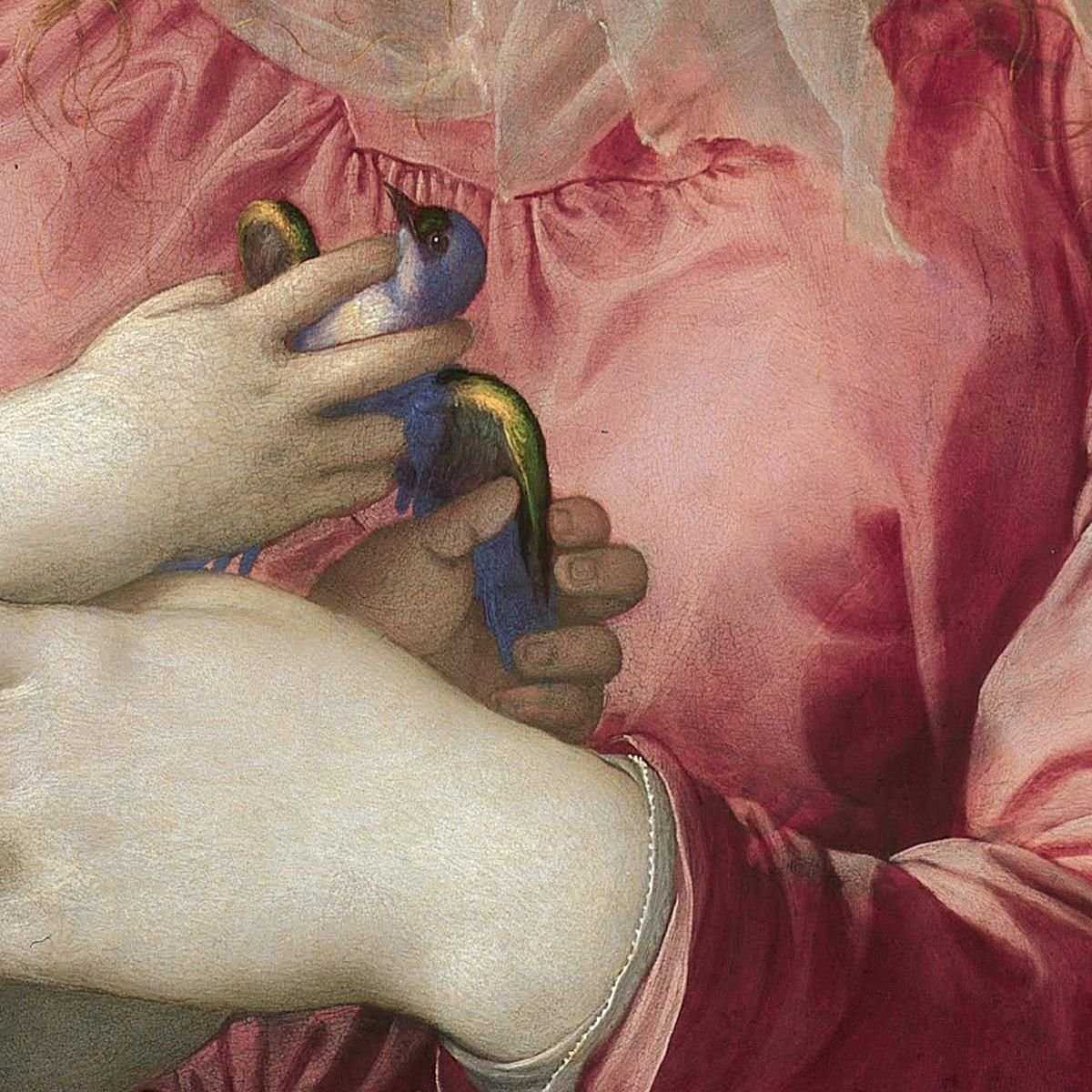 Sacra Famiglia Con Sant'Anna E San Giovannino Agnolo Bronzino abz7 quadro stampa su tela
