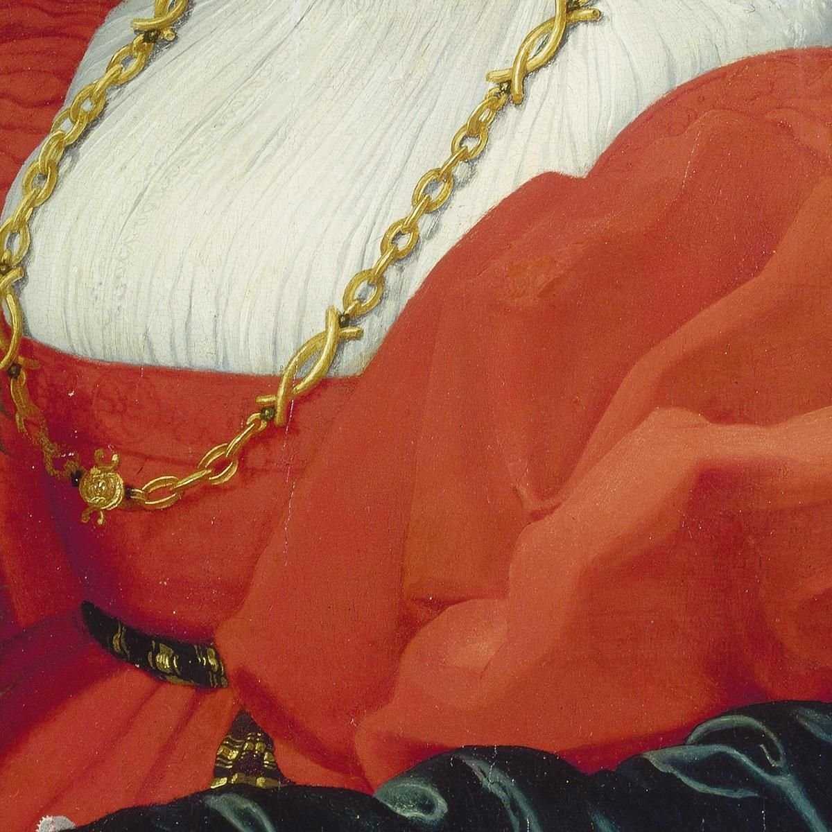 Ritratto Di Dama In Rosso Francesca Salviati Agnolo Bronzino abz9 quadro stampa su tela