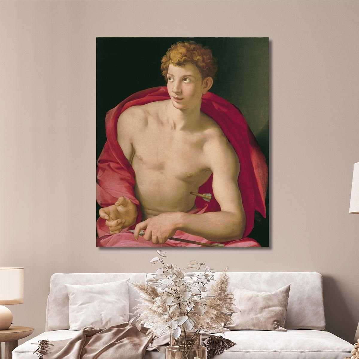 San Sebastiano Agnolo Bronzino abz17 quadro stampa su tela