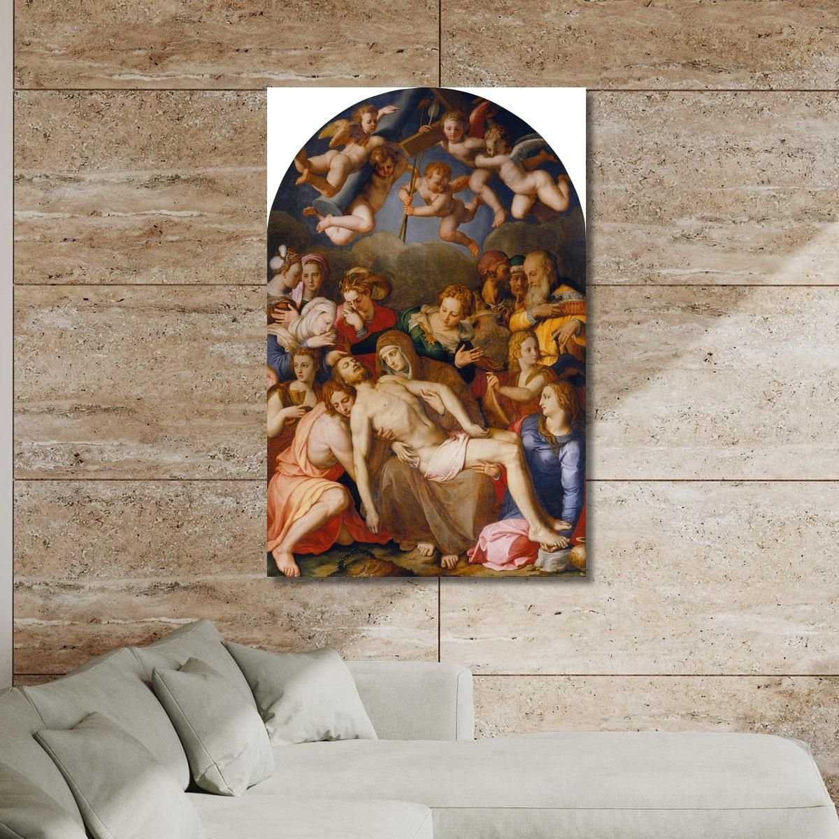 La Deposizione Di Cristo Agnolo Bronzino abz18 quadro stampa su tela