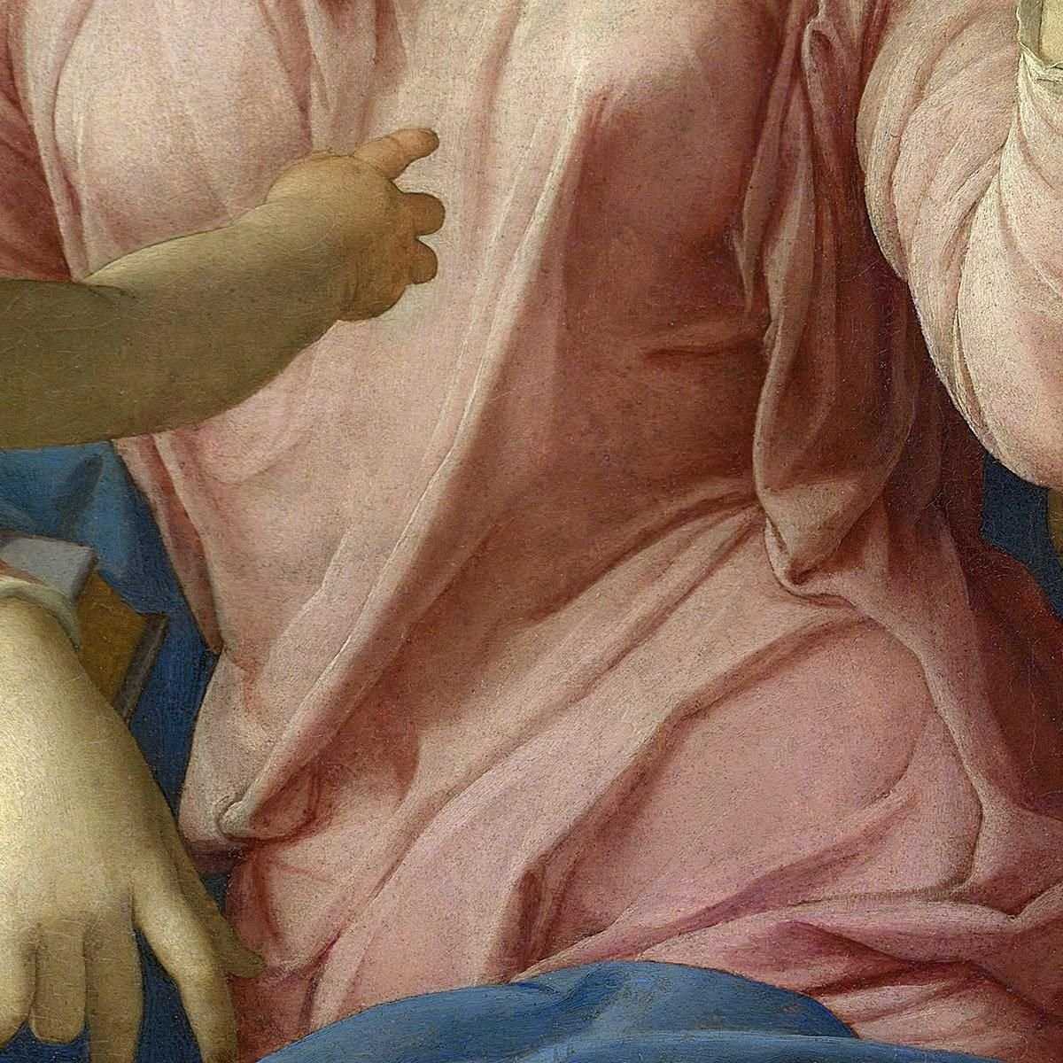 La Sacra Famiglia Con Il Bambino San Giovanni Battista Agnolo Bronzino abz19 quadro stampa su tela