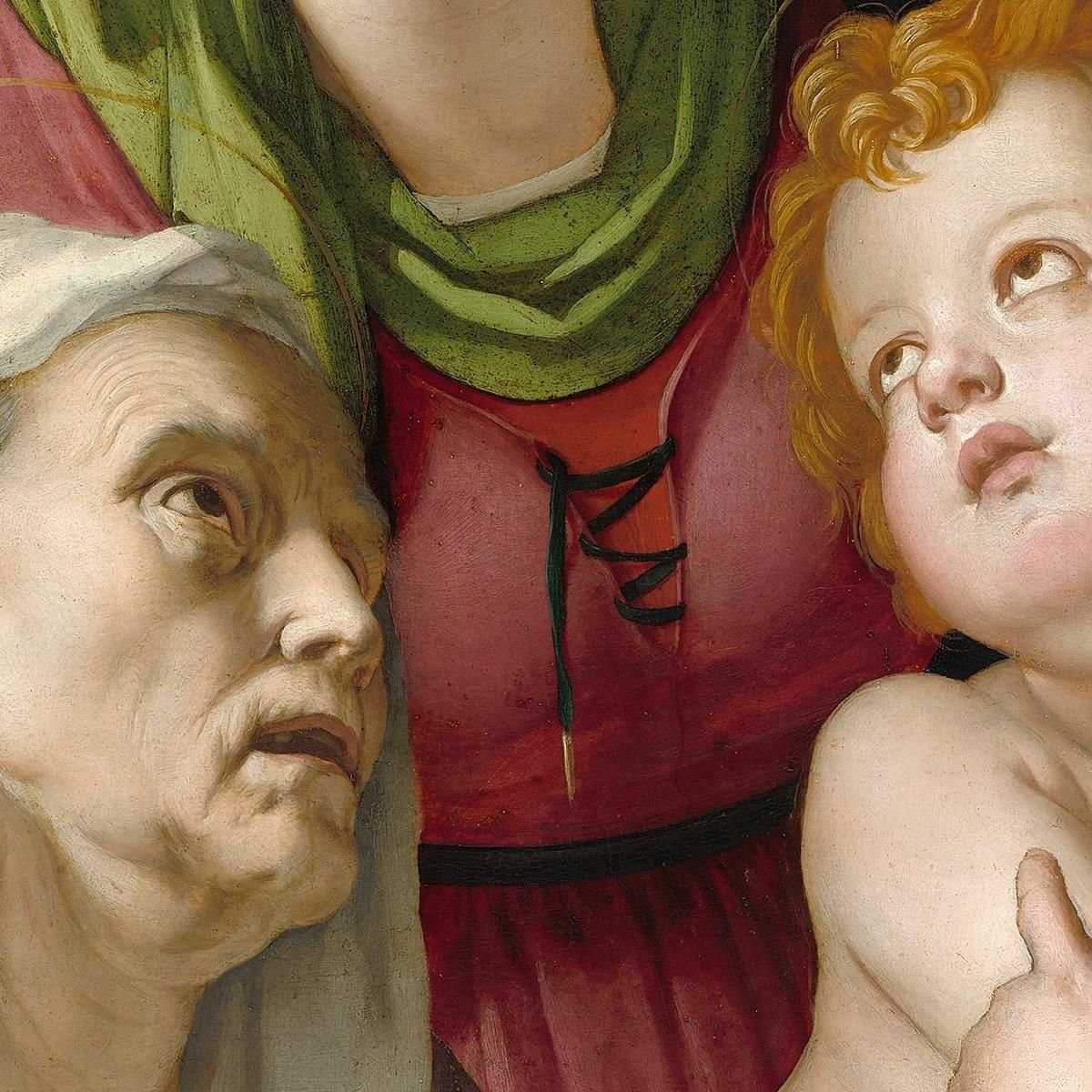 La Sacra Famiglia Agnolo Bronzino abz20 quadro stampa su tela