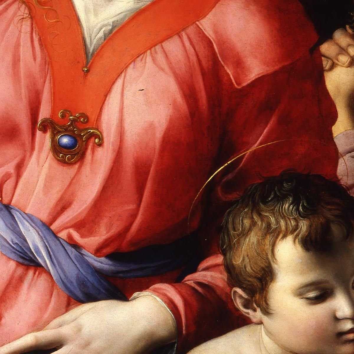 La Sacra Famiglia Panciatichi Agnolo Bronzino abz21 quadro stampa su tela