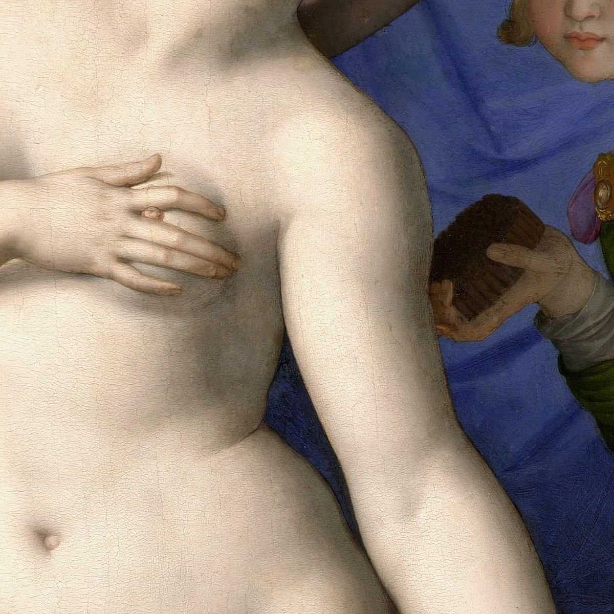 Venere Cupido Follia E Tempo Agnolo Bronzino abz23 quadro stampa su tela