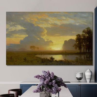 Estes Park Colorado Albert Bierstadt, abr23 quadro stampa su tela