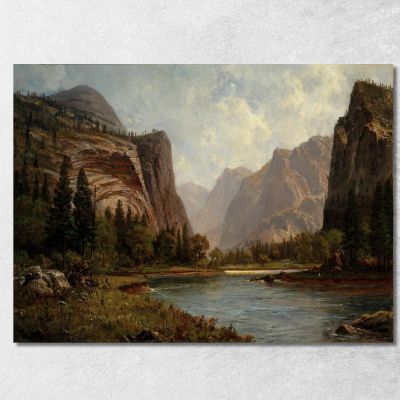 Porte Dello Yosemite Albert Bierstadt abr26 quadro stampa su tela