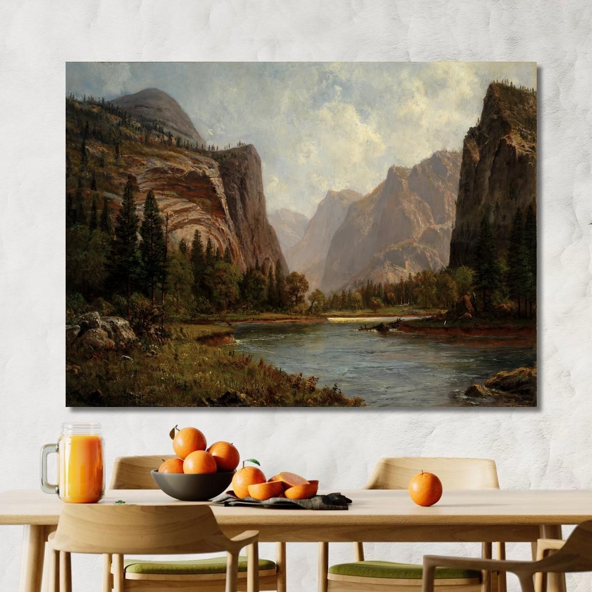 Porte Dello Yosemite Albert Bierstadt abr26 quadro stampa su tela