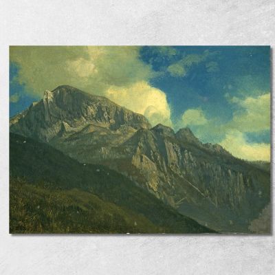 Montagne Albert Bierstadt abr70 quadro stampa su tela