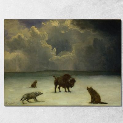 Intrappolato Albert Bierstadt abr116 quadro stampa su tela