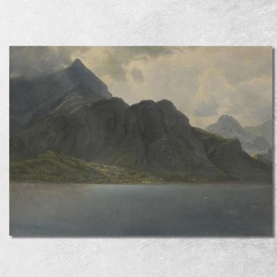 Senza Titolo Alaska Albert Bierstadt abr120 quadro stampa su tela