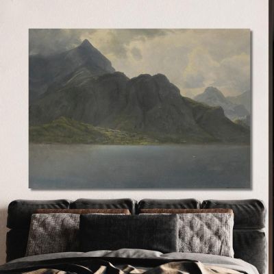 Senza Titolo Alaska Albert Bierstadt abr120 quadro stampa su tela