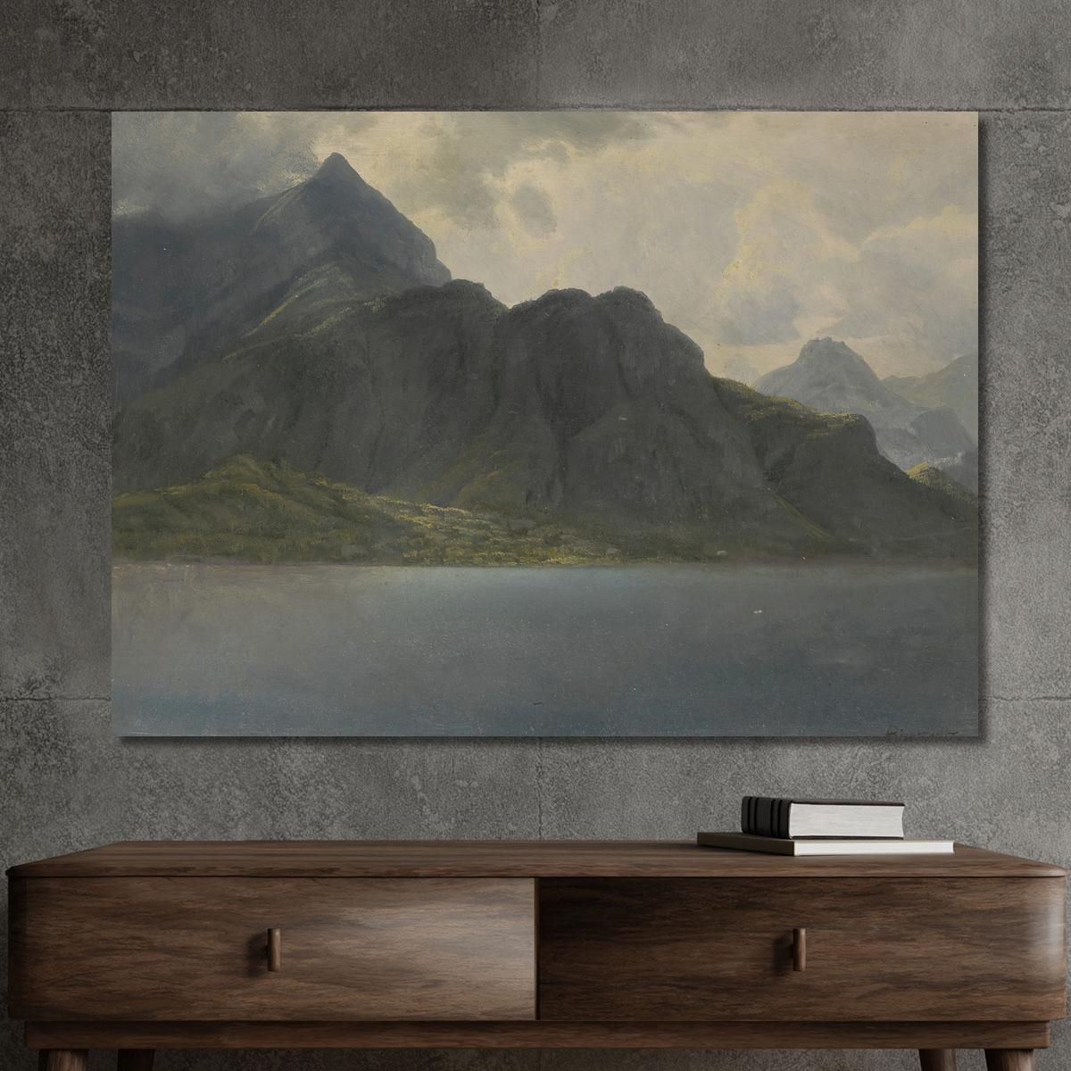 Senza Titolo Alaska Albert Bierstadt abr120 quadro stampa su tela
