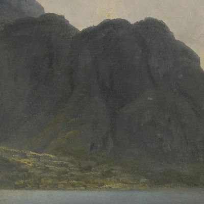 Senza Titolo Alaska Albert Bierstadt abr120 quadro stampa su tela