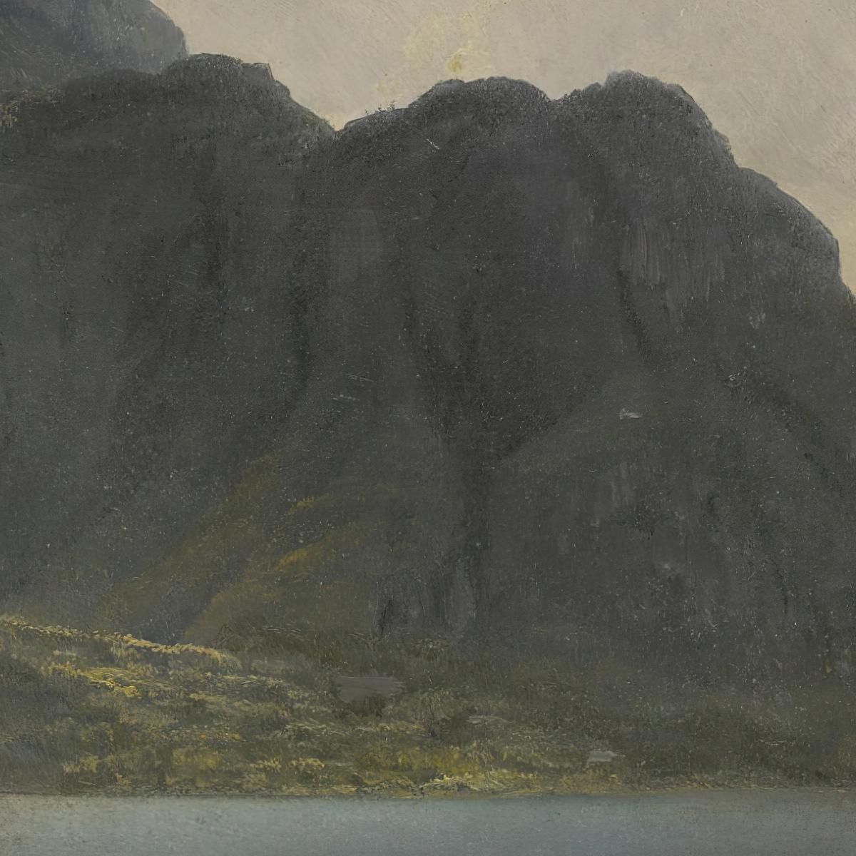 Senza Titolo Alaska Albert Bierstadt abr120 quadro stampa su tela