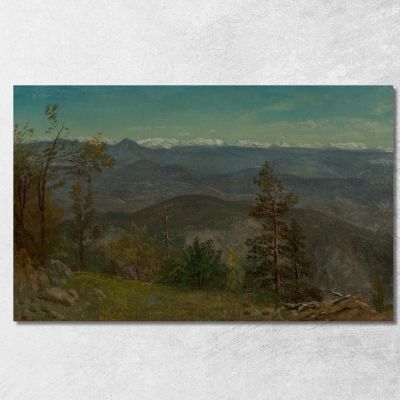 Yosemite Valley California Albert Bierstadt abr137 quadro stampa su tela