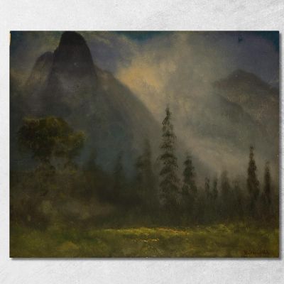 Valle Dello Yosemite Albert Bierstadt abr139 quadro stampa su tela