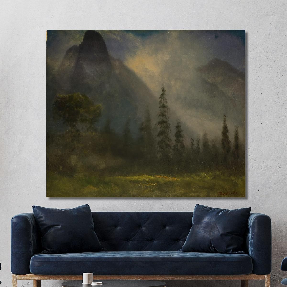 Valle Dello Yosemite Albert Bierstadt abr139 quadro stampa su tela