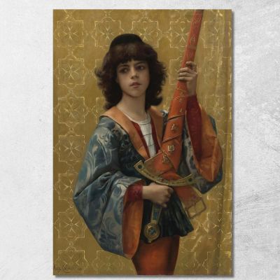 Una Pagina Alexandre Cabanel acb1 quadro stampa su tela