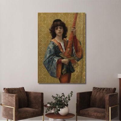 Eine Seite Alexandre Cabanel, acb1 drucken auf leinwand
