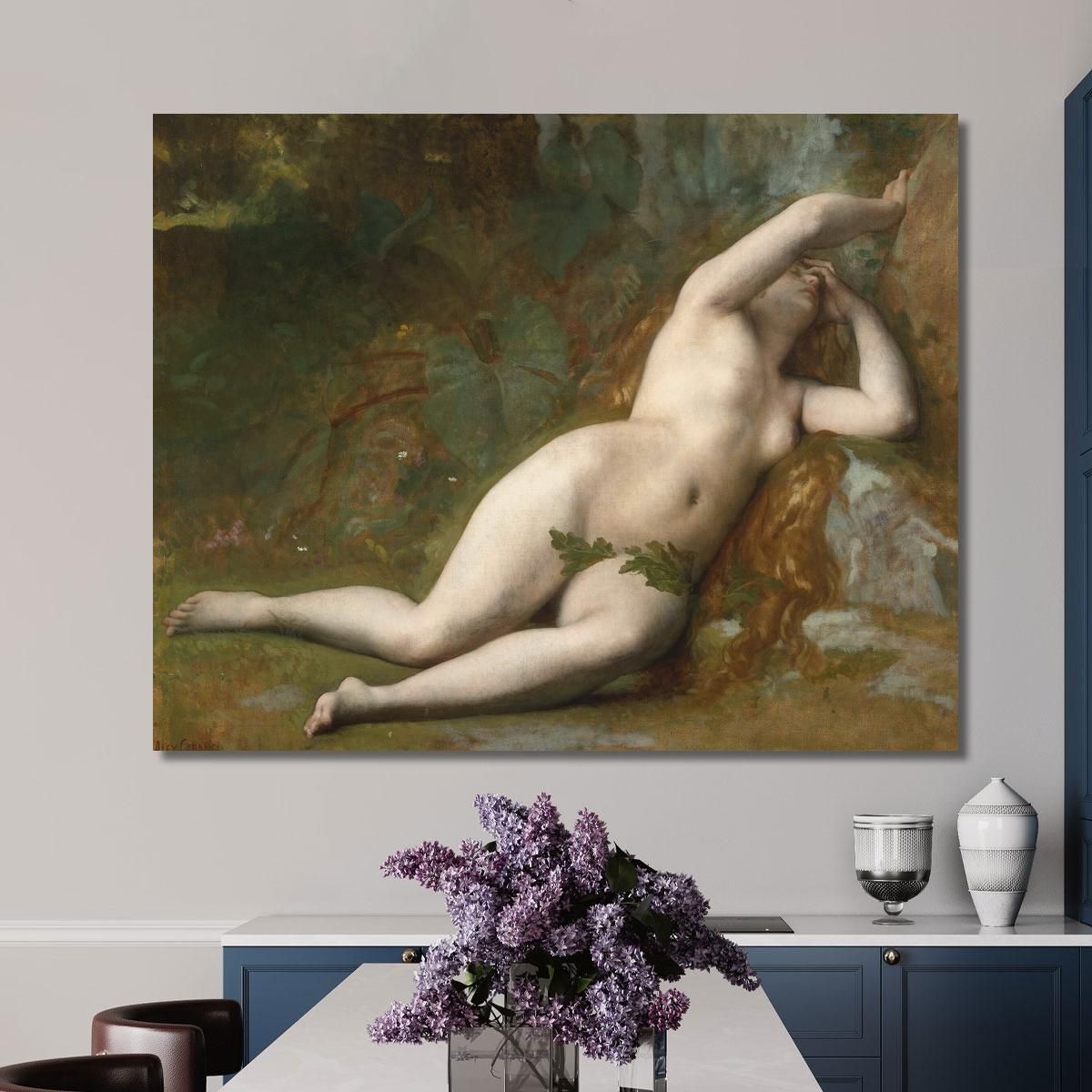 Eva Dopo La Caduta Alexandre Cabanel acb11 quadro stampa su tela