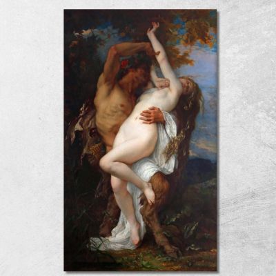 Ninfa Rapita Da Un Fauno Alexandre Cabanel acb22 quadro stampa su tela