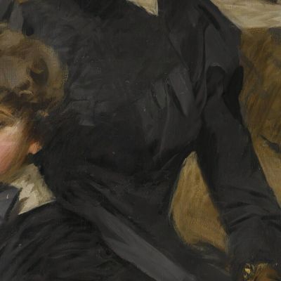 Fru Weguelin Med Son La Signora Weguelin E Suo Figlio Anders Zorn azn22 quadro stampa su tela