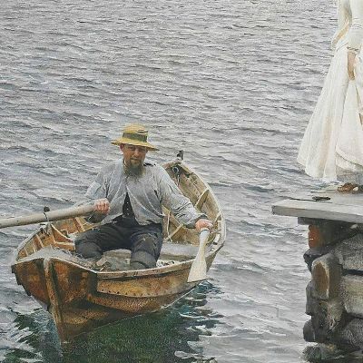 Divertimento Estivo Anders Zorn azn71 quadro stampa su tela