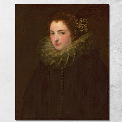 Un Ritratto Di Una Nobildonna Anthony van Dyck avd5 quadro stampa su tela