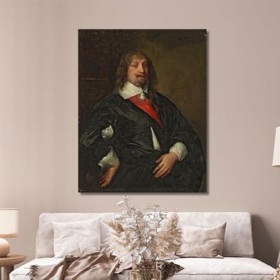 Un Ritratto Di Sir Robert Howard Anthony van Dyck, avd6 quadro stampa su tela