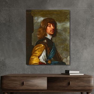 Algernon Percy, Decimo Conte Di Northumberland Anthony van Dyck, avd9 quadro stampa su tela