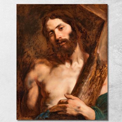 Cristo Che Porta La Croce Anthony van Dyck avd18 quadro stampa su tela