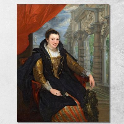 Isabella Brant Anthony van Dyck avd38 quadro stampa su tela