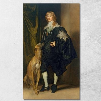James Stuart Duca Di Richmond E Lennox Anthony van Dyck avd39 quadro stampa su tela