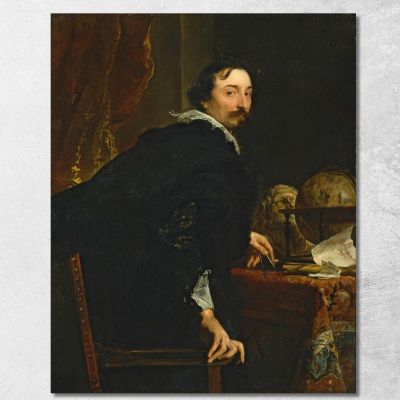 Lucas Van Uffel Anthony van Dyck avd48 quadro stampa su tela