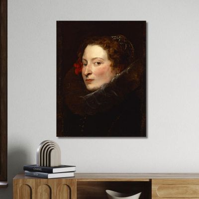 Marchesa Elena Grimaldi-Cattaneo 2 Anthony van Dyck, avd51 quadro stampa su tela