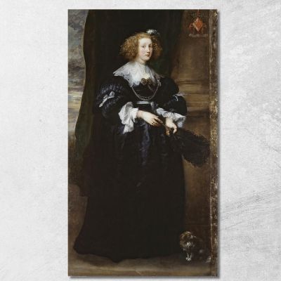 Marie De Raet Anthony van Dyck avd53 quadro stampa su tela