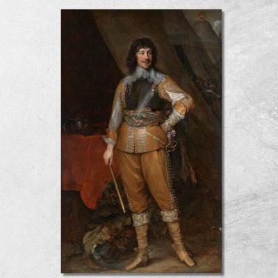 Mountjoy Blount Conte Di Newport Anthony van Dyck avd55 quadro stampa su tela